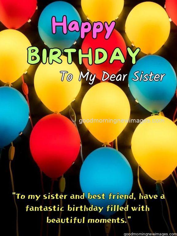 Birthday wishes for a sister images